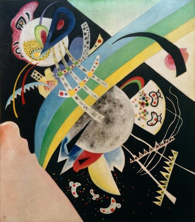 Cerchi su nero da Wassily Kandinsky